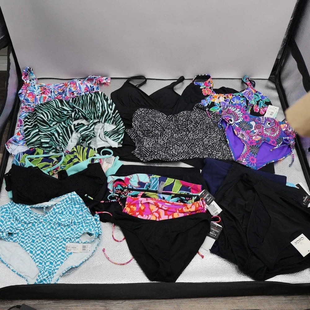 RESELLER SWIMSUIT‎ SEPARATES BUNDLE 20 Pieces Many Sizes MSRP $1124 NWT